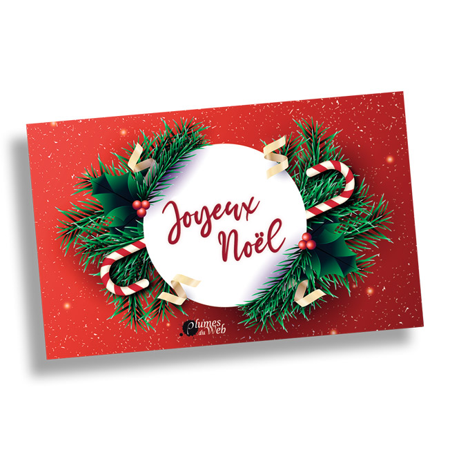  Carte cadeau  - Email - Symbôles de Noël