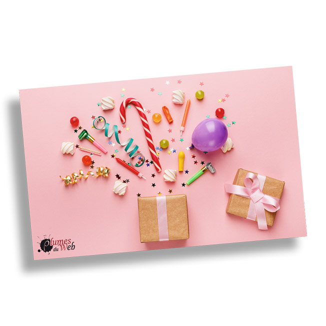 Carte cadeau Anniversaire