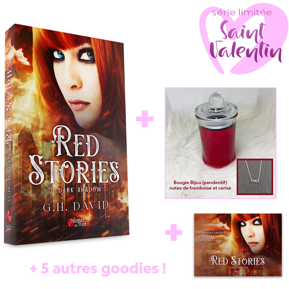 Red Stories - 1. Dark Shadow - Pack Saint-Valentin - G.H. David - Broché 1