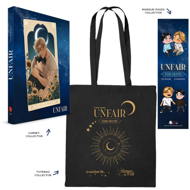<span class="precommande">[PRÉCOMMANDE]</span> Pack totebag + carnet collectors Unfair - Océane Ghanem 2