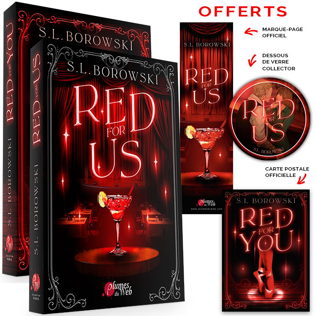 <span class="precommande">[PRÉCOMMANDE]</span> Red for Us - Red for You - Pack duologie - S.L. Borowski - Broché 1