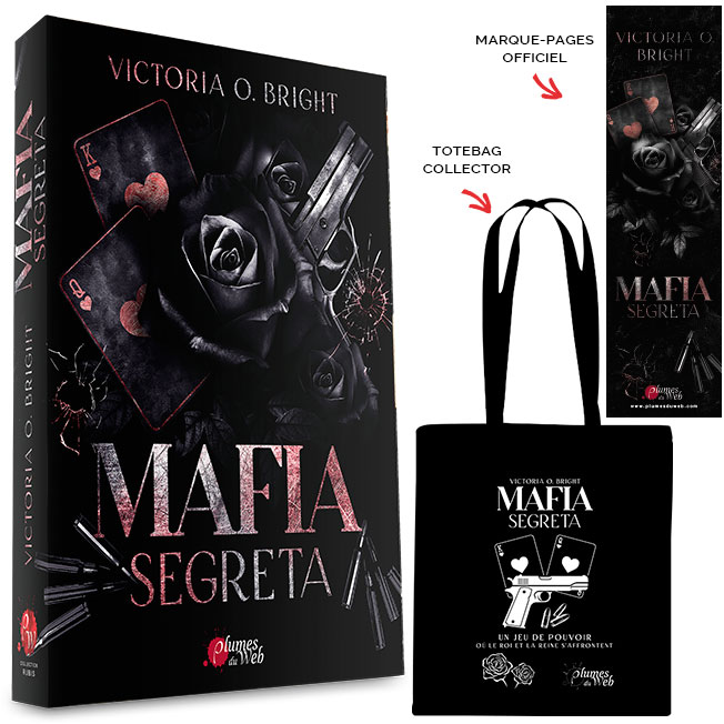 <span class="precommande">[PRÉCOMMANDE]</span> Mafia Segreta - Pack Totebag collector - Victoria O. Bright - Broché 1