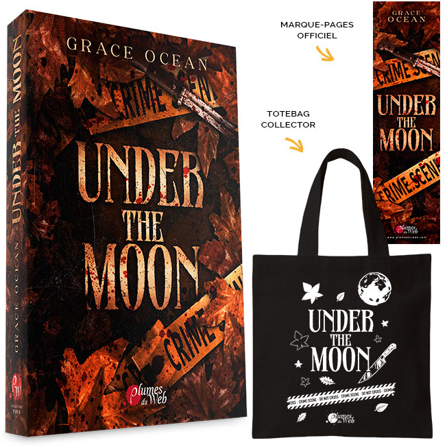 <span class="precommande">[PRÉCOMMANDE]</span> Under the moon - Pack Totebag collector – Grace Ocean - Broché 1